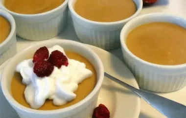Creamy and irresistible Butterscotch Pudding that will delight your taste buds
