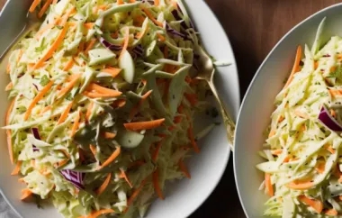 Creamy and Refreshing Coleslaw with a Hint of Fennel
