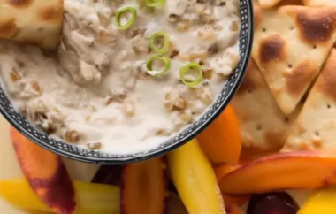 Creamy and Savory French Onion Dip Recipe