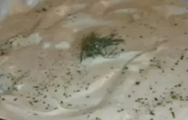 Creamy and savory Gourmet Gorgonzola Dip