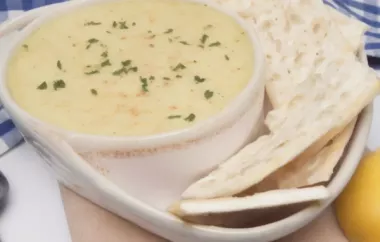 Creamy and tangy lemon artichoke soup to warm your soul