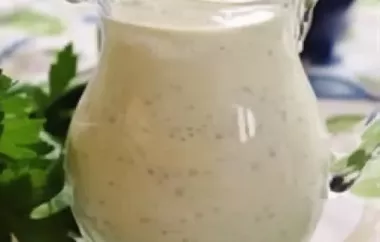 Creamy and Tangy Ranch-Style Salad Dressing Recipe