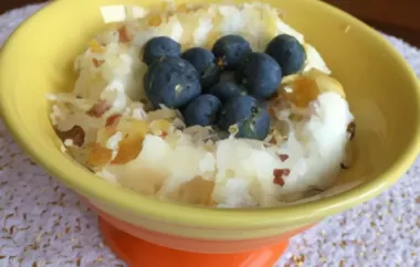 Creamy Blueberry Coconut Ricotta Bowl Recipe