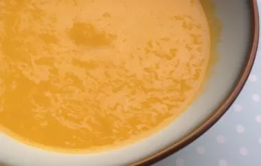 Creamy Carrot Soup with a Hint of Ginger