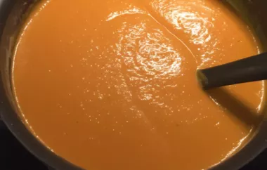 Creamy Carrot with Curry Soup - A Spicy Twist on a Classic Soup Recipe