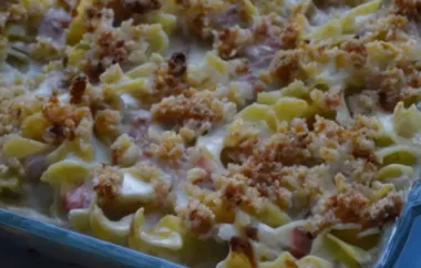 Creamy Chicken Cordon Bleu Casserole: A Comforting and Flavorful Dish