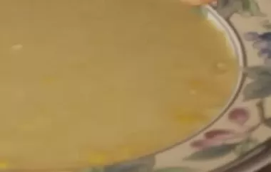 Creamy Corn with Cumin Soup Recipe