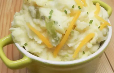 Creamy Green Chile Mashed Potatoes