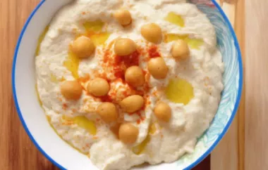 Creamy Hummus Recipe