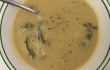 Creamy Kohlrabi Soup Recipe with a Touch of Fresh Herbs and Creaminess