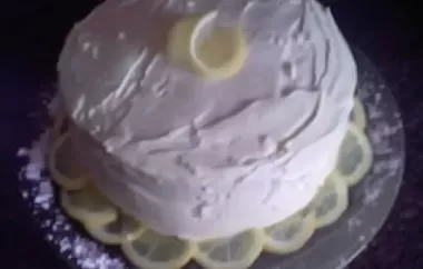 Creamy Lemon Cake Recipe