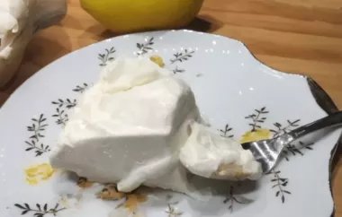 Creamy Lemon Pie