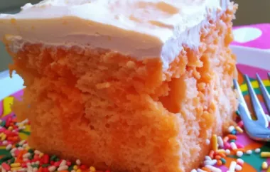 Creamy Orange Cake Recipe