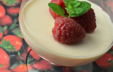 Creamy Panna Cotta with Homemade Strawberry Jam
