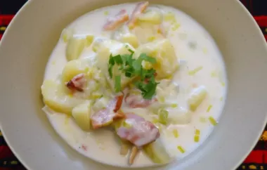 Creamy Potato Leek Soup II - A Hearty and Comforting Soup