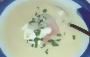 Creamy Potato Soup with Elegant Gravlax Rosettes