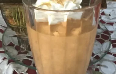Creamy Pumpkin Pie Smoothie Shake