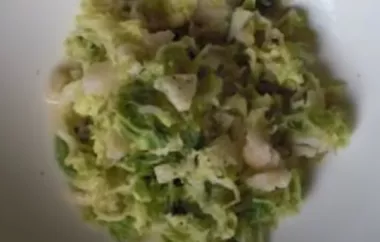 Creamy Savoy Cabbage with Pears Recipe