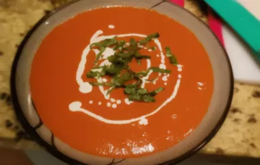 Creamy Tomato Bisque with a Twist