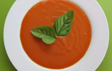 Creamy Vegan Tomato Soup with a Kick
