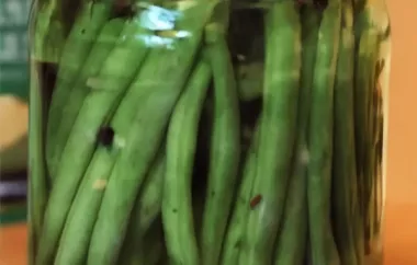 Crisp-Pickled Green Beans