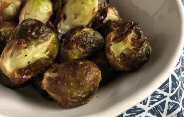 Crispy Air Fryer Brussels Sprouts Recipe for a Healthy Side Dish