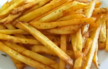 Crispy and Delicious French Fried Potatoes