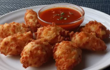 Crispy and Delicious Fried Mozzarella Puffs Recipe