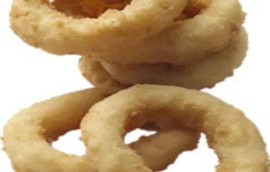 Crispy and Delicious Homemade Onion Rings