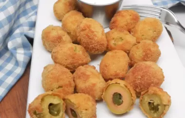 Crispy and Flavorful Air-Fried Olives Recipe