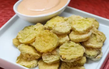 Crispy and Flavorful Air Fryer Fried Pickles