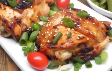 Crispy and Flavorful Air Fryer Sesame Chicken Thighs