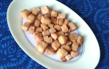 Crispy and Flavorful Air Fryer Tofu Recipe