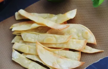 Crispy and Flavorful Baked Corn Tortilla Strips Recipe for Mexican Soups