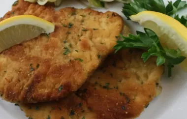 Crispy and flavorful Chicken Milanese