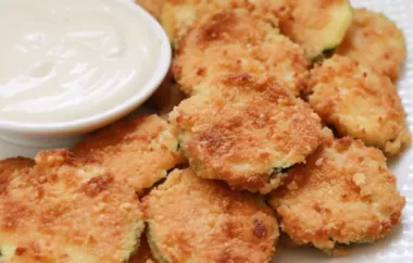 Crispy and Flavorful Guilt-Free Air Fryer Ranch Zucchini Chips