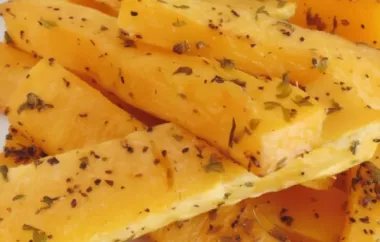 Crispy and Flavorful Healthier Butternut Squash Fries