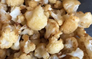 Crispy and flavorful popcorn cauliflower recipe