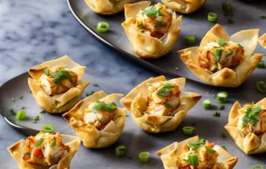 Crispy and flavorful Southwest Crab Phyllo Bites