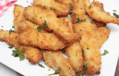 Crispy and Flavorful Tartar Sauce Battered Fish Sticks in the Air Fryer