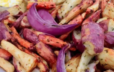 Crispy and Healthy Air Fryer Root Vegetables with Vegan Aioli