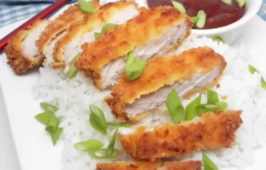 Crispy and Healthy Air Fryer Tonkatsu Recipe