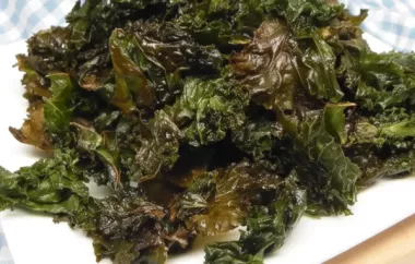 Crispy and Healthy Homemade Kale Chips Recipe