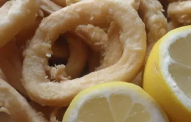 Crispy Fried Calamari with Homemade Marinara Sauce