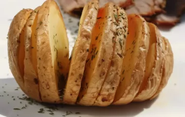 Crispy Hasselback Air Fryer Potatoes