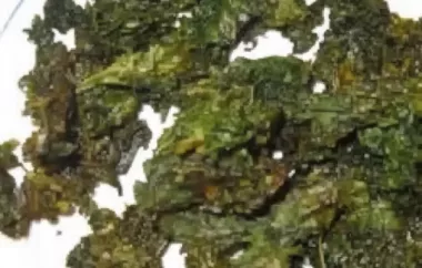Crispy Kale Chips with a Touch of Honey