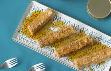 Crispy Sesame Feta Fingers with Honey - Delicious and Irresistible Appetizer