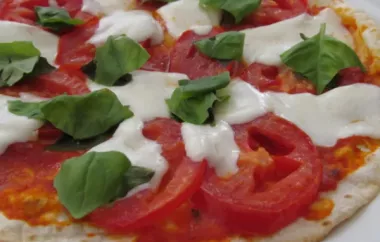 Crispy Tomato Basil Pesto Flatbread Pizzas