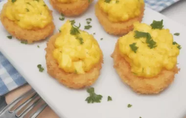 Crunchy Air-Fried Deviled Eggs
