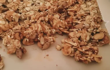 Crunchy and Flavorful Savory Nut and Seed Granola Recipe